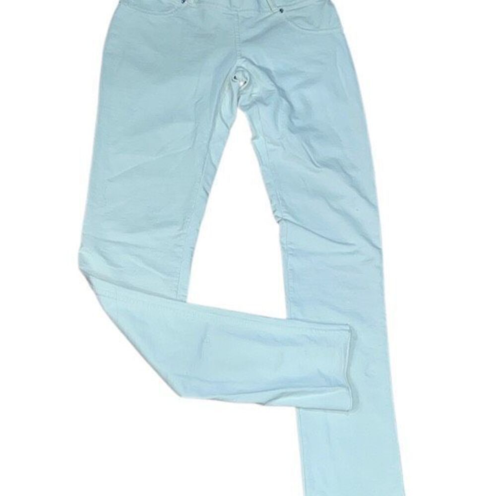 Bejeweled Low Rise Pull on Knit Pants with Rhinestones Size Small